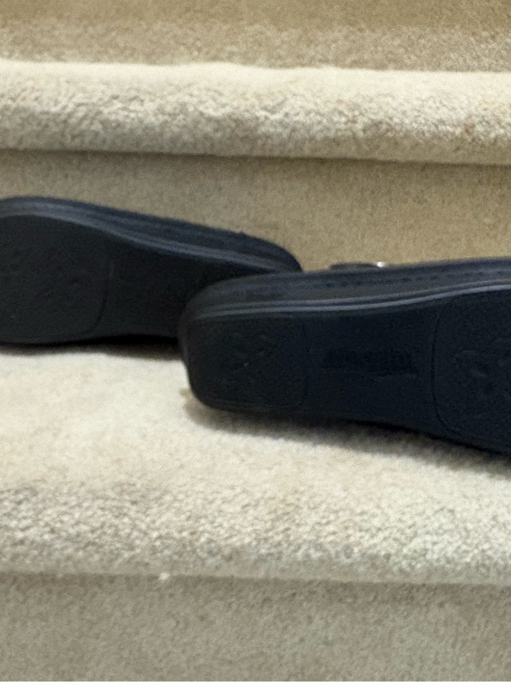 Alegria Women’s Black Leather Slip-On Clogs with Buckle - Picture 14 of 16